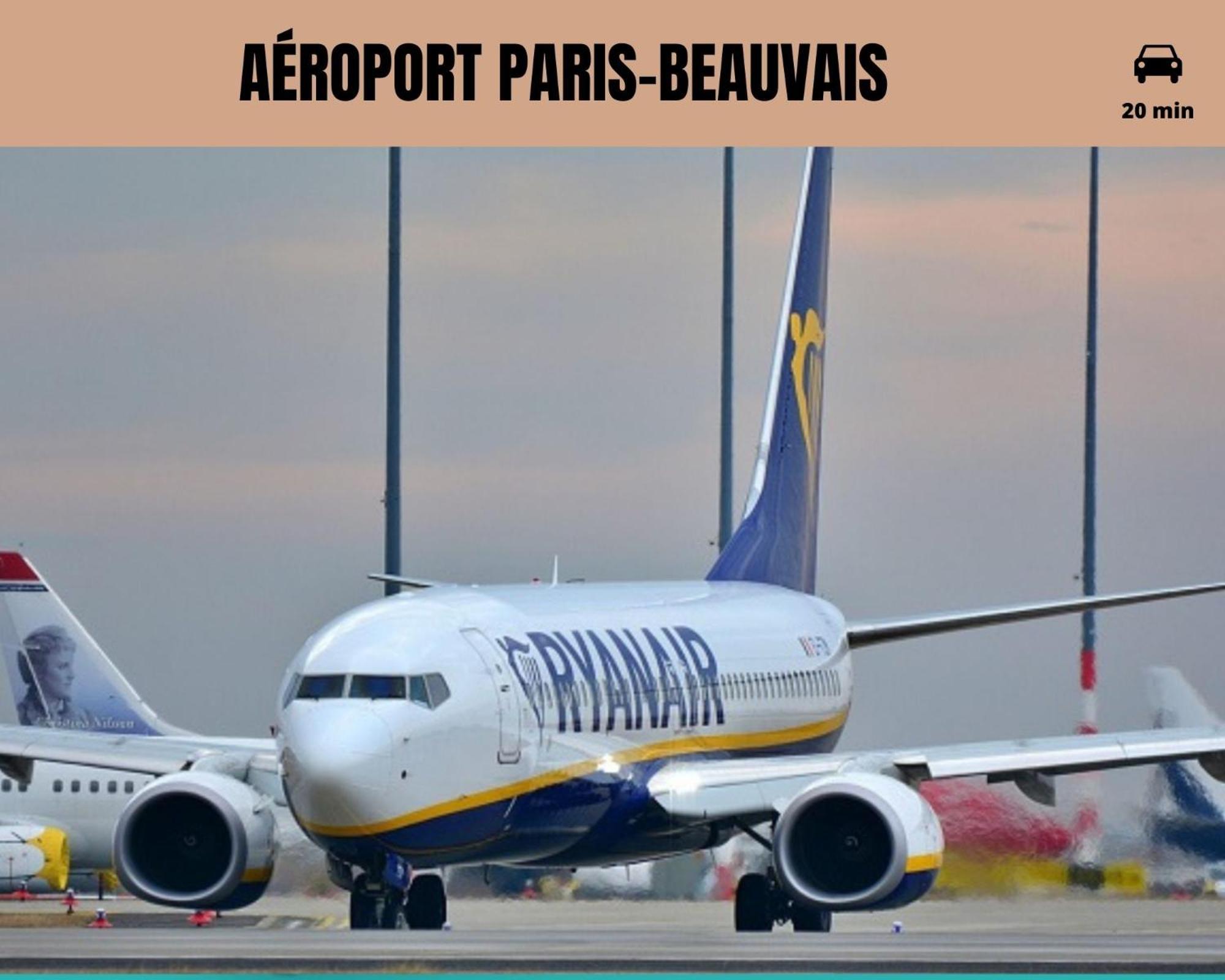 Le Cocon Forestier - Proche Aeroport Beauvais, Chantilly, Foret De Hez-Froidmont, Parking Public Gratuit, Wifi & Netflix Clermont  Esterno foto
